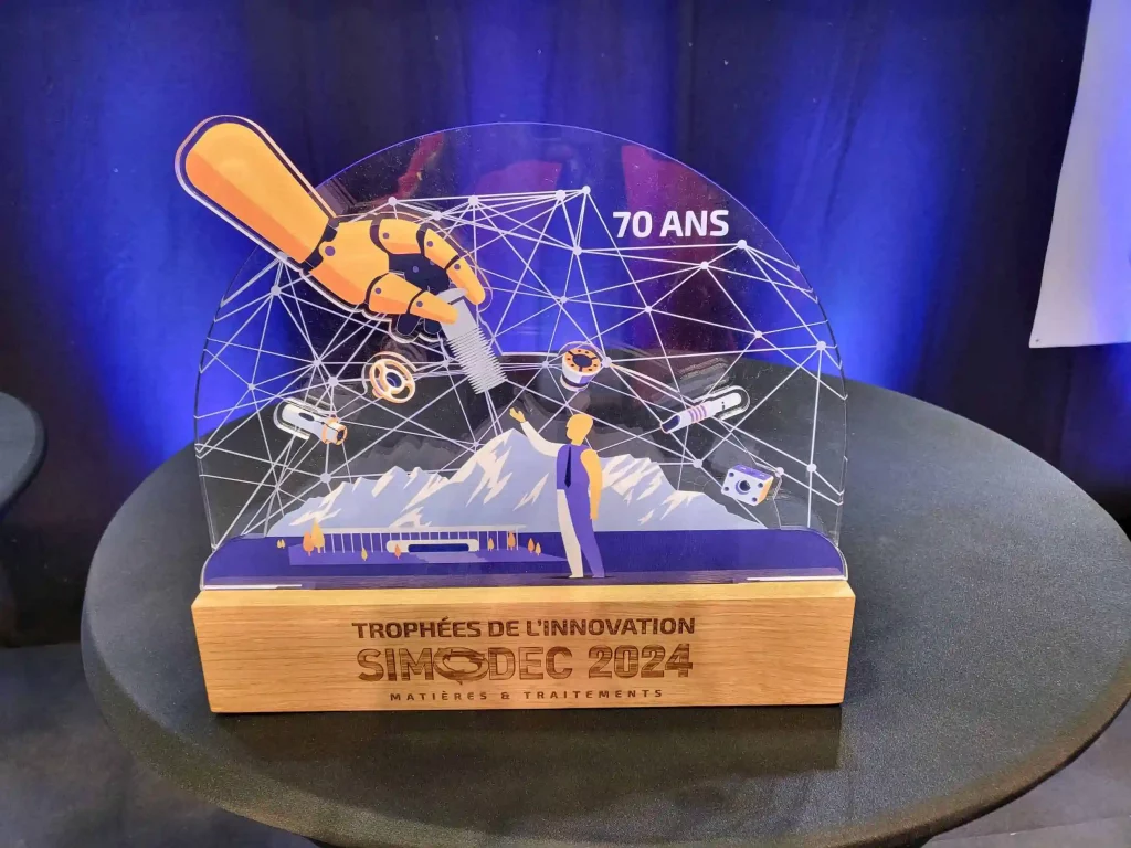 L'Etain Zinc remporte le trophée de l'innovation au salon SIMODEC 2024